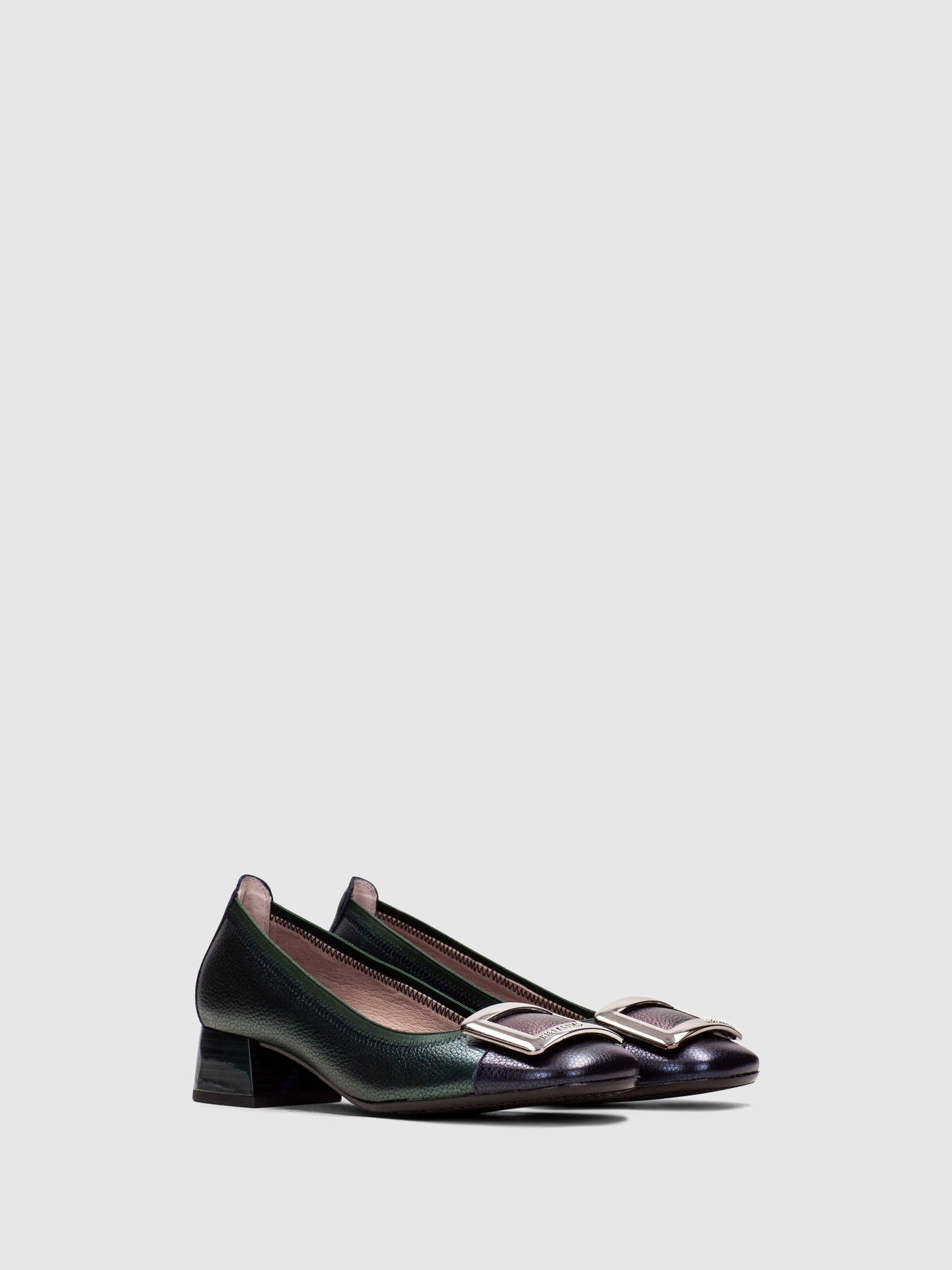 Hispanitas Sapatos com Apliques em Verde